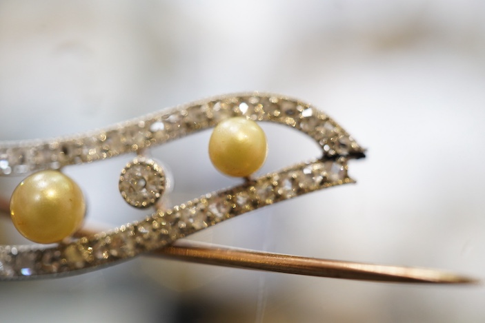 A diamond brooch, circa 1920